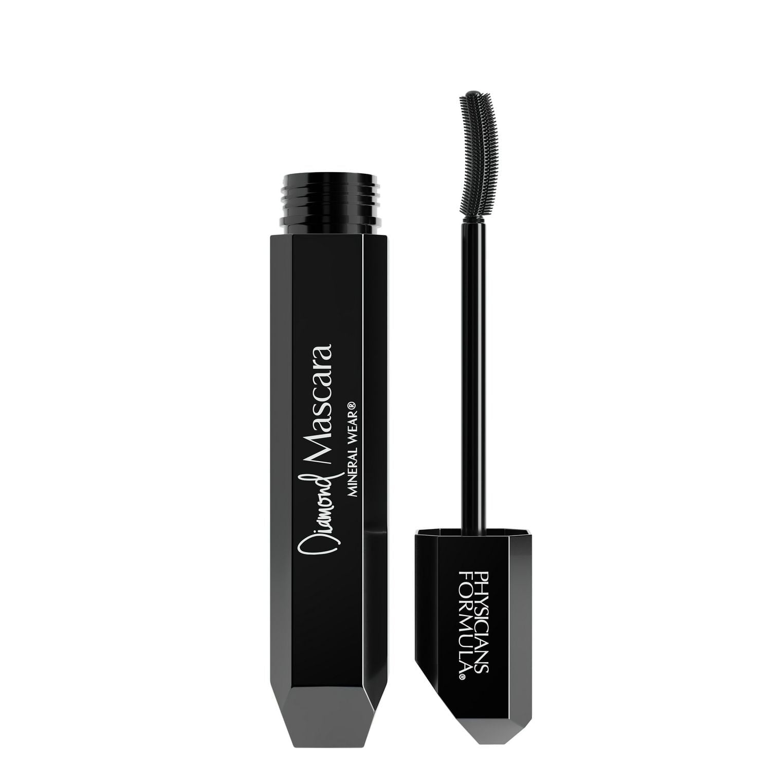 MINERAL WEAR DIAMOND MASCARA BLACK DIAMOND, lash-boosting Diamond Mascara