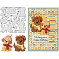 thumbnail image 1 of Troqueles de corte de animales (perros) para hacer tarjetas. Troquel de metal para mascotas., 1 of 9