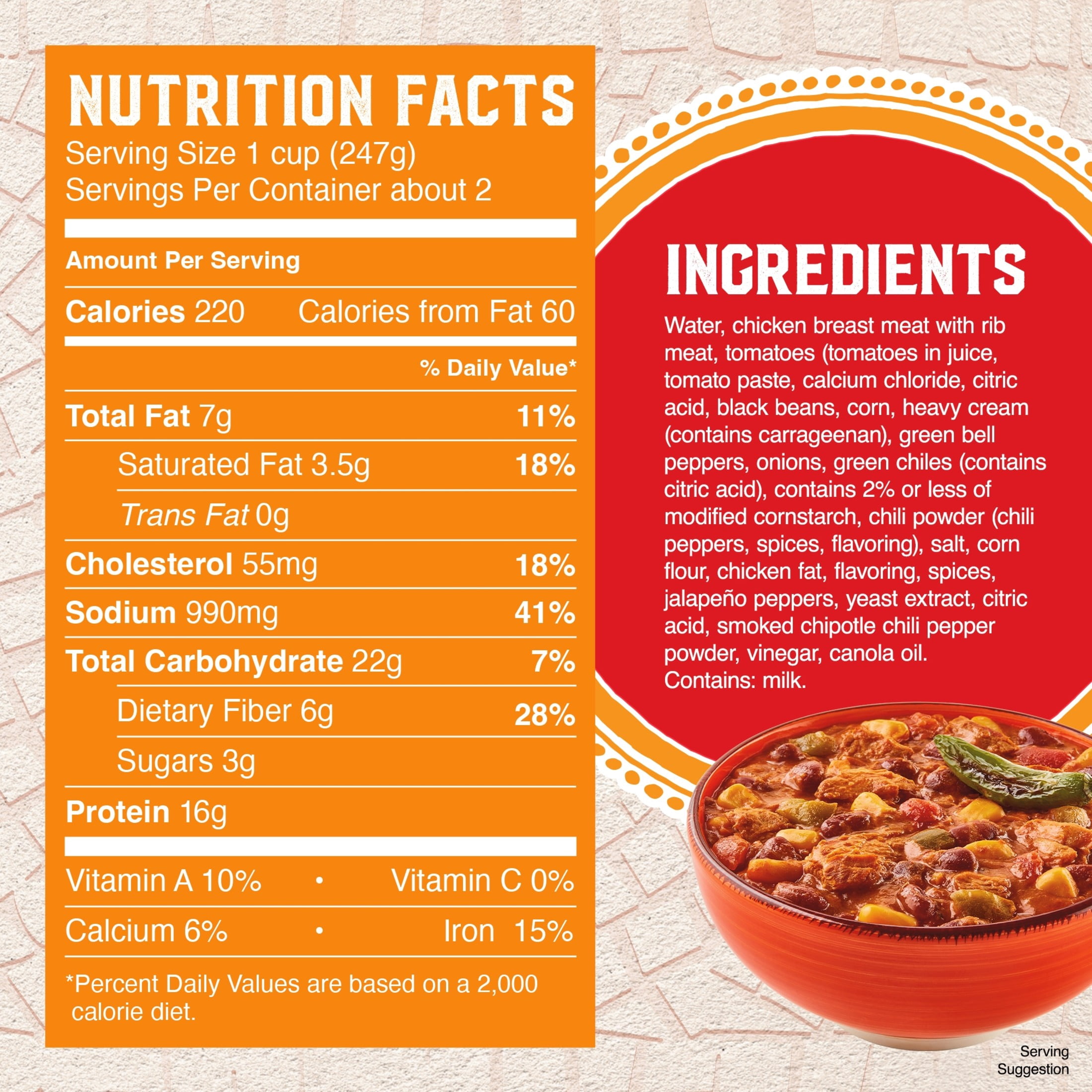 (12 pack) HORMEL Chili Chicken Chipotle with Beans, 15 oz Can (12 pack)