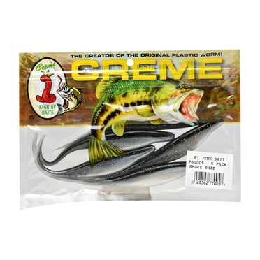 Creme Stick Hard Bait Lure, Smoke Silver Flake