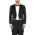 thumbnail image 1 of Men's Classic Fit 2-Piece Peak Lapel Full Dress Tailcoat Tuxedo Suit, 1 of 5