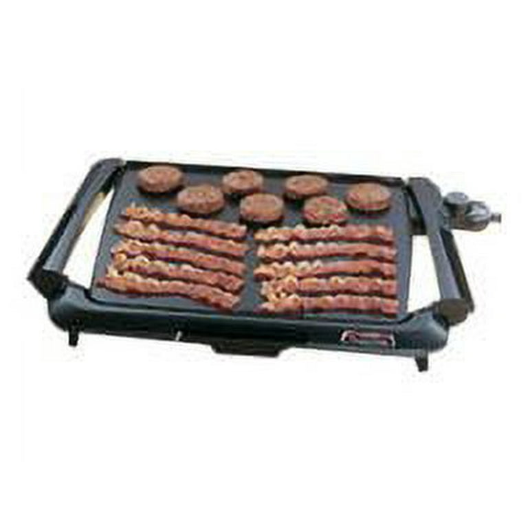 Presto Tilt 'n Drain 285 sq. in. Black Non-Stick Electric Griddle 07046 -  The Home Depot