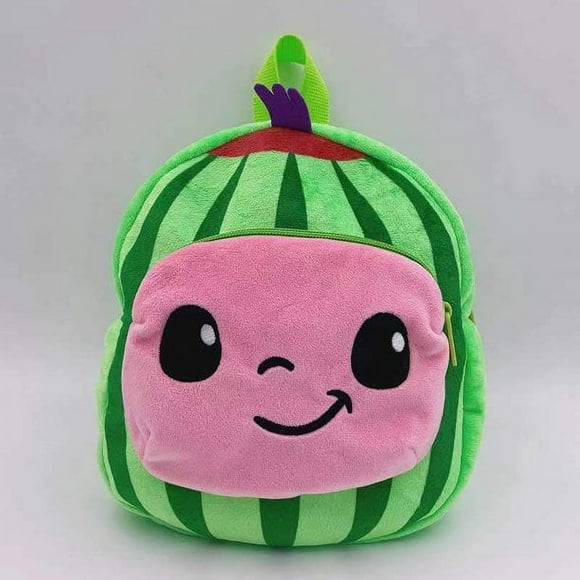 Toddler Backpack for Boys and Girls, Cute Soft Plush Animal Cartoon Mini Backpack Little For Kids 2-6 Years (Watermelon) Best Gift for Friends Kids Adult Birthday Gifts