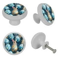 thumbnail image 4 of Easter Crystal Knobs with Screws - 4-Pack Round Fluorescent Drawer Pulls, Glow-in-the-Dark Cabinet Pulls, Suitable for Cabinets, Wardrobes, 4 of 6