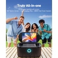 thumbnail image 2 of Altavoz Bluetooth Karaoke Machine Ikarao con pantalla y 2 micrófonos, 2 of 7