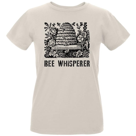 Gardening Beekeeper Bee Whisperer Womens T Shirt Natural LG