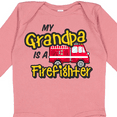 thumbnail image 4 of Inktastic My Grandpa is a Firefighter with Fire Truck Boys or Girls Long Sleeve Baby Bodysuit, 4 of 5