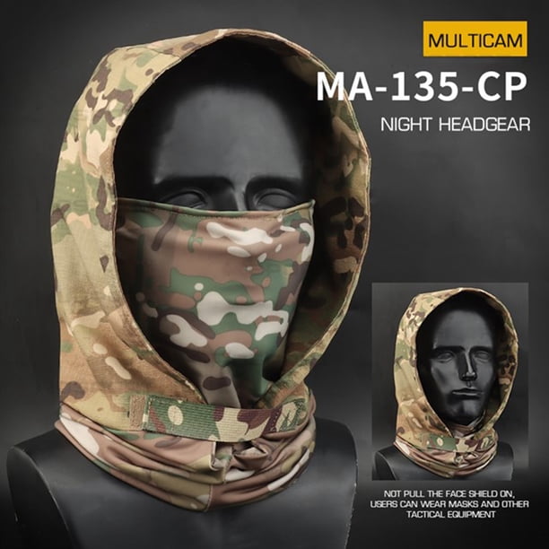 Máscara De Media Cara Máscara de media cara Pasamontañas Capucha exterior Airsoft Sports Protect Gear (CP)