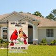 thumbnail image 2 of Remain Unique Cardinals Angels Near Linen Garden Flag for Spring Summer Home Outdoor Garden Yard Door Decor 12x18 inch, 2 of 5