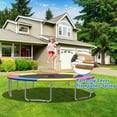 thumbnail image 4 of Gymax Coussin de Sécurité de Remplacement pour Trampoline 10 Pi, Cadre de Rebond, Housse Imperméable à Ressort, 4 of 10