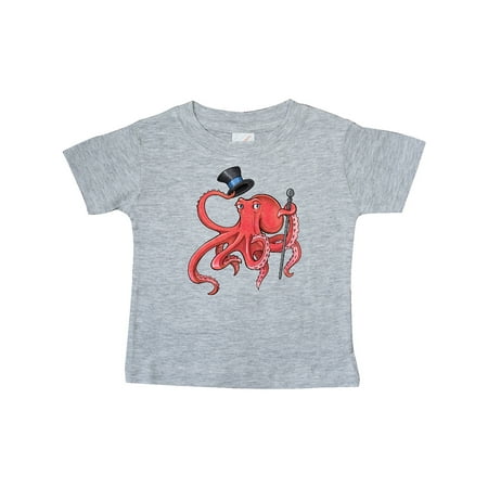 

Inktastic Formal Octopus with Top Hat and Cane Gift Baby Boy or Baby Girl T-Shirt