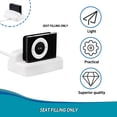 thumbnail image 4 of OUTAD White Plastic USB Charger & Sync Replacement Docking Station Cradle For Apple For iPod For Shuffle 2 2ND 3 3RD GEN 2G, 4 of 7