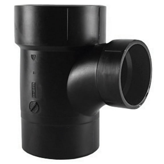 Charlotte Pipe 2 in. Hub X 1-1/2 in. D Hub ABS Sanitary Street Tee