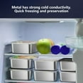 thumbnail image 7 of Inerposs Stainless Steel Food Storage Box, Refrigerator Organizer, Versatile Steaming Tray, Baking Fish, BBQ Storage Solutions, 7 of 7