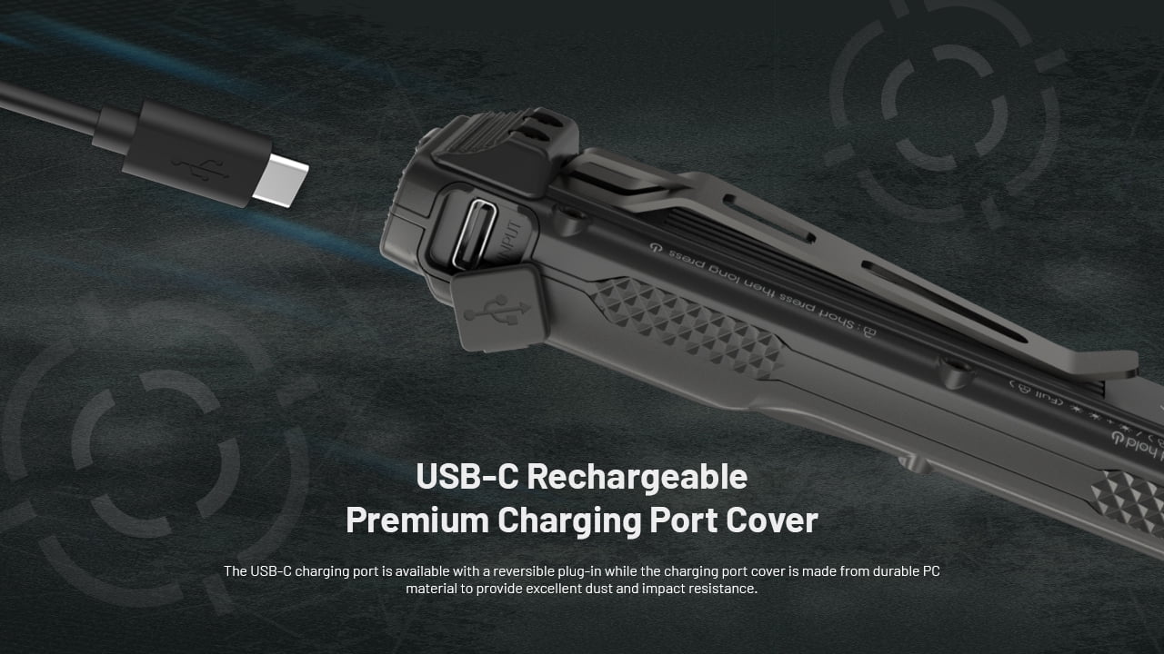 Nitecore EDC25 3000 Lumen USB-C Rechargeable Flat EDC Flashlight