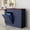 Blue, variant on Joywind Double Tilt Out Trash Cabinet, Wooden Free Standing Recycling Bin, 20 Gallon,Black