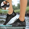 thumbnail image 4 of Barefoot Shoes, Wide Toe Box Non-Slip Comfort Flexible Athletic Footwear, Multi-Purpose Water Hiking Shoes for Men & Women, Outdoor Beach Swimming Surfing Gym Walking Trail Running Sneakers(black), 4 of 6