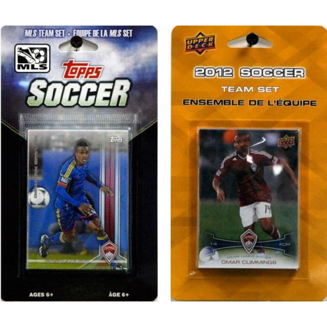 MLS Colorado Rapids 2 Different Licensed Trading Card Team Sets