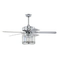 thumbnail image 5 of Ailen 52 in. 3-Light Indoor Chrome Finish Ceiling Fan with Light Kit, 5 of 5