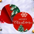 thumbnail image 3 of Camino de mesa de Navidad con patrón de muñeco de nieve de Papá Noel blanco caminos de mesa rojos suministros de decoración para fiestas reuniones familiares decoraciones ANGGREK Otros, 3 of 8