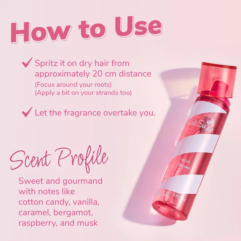 Aquolina Pink Sugar Hair Perfume, oz with Fruity Gourmand