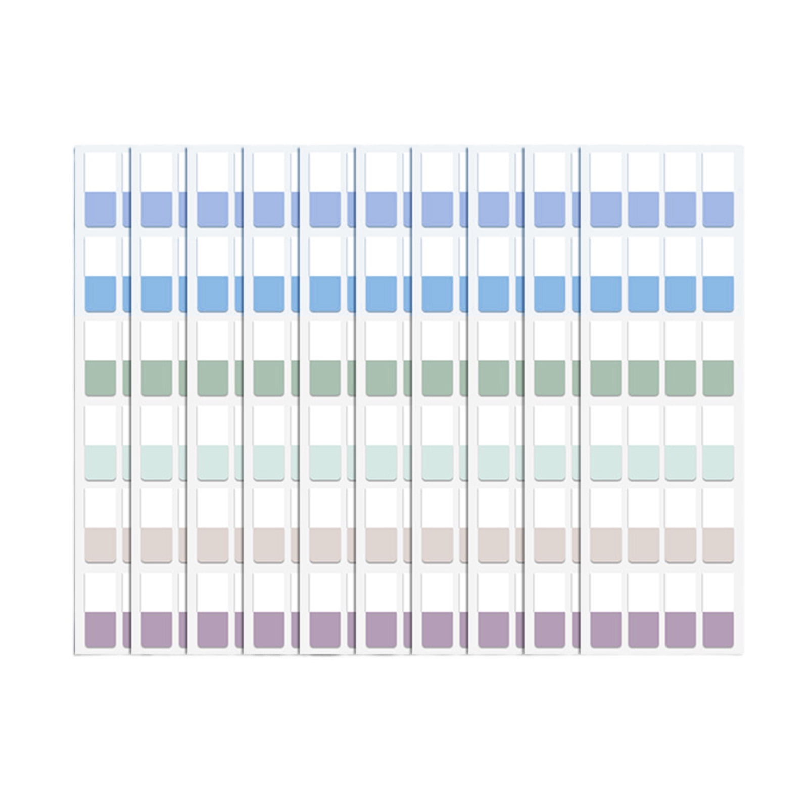 Repositionable Index Tab Set 60/120/240Pcs, Strong Adhesive, Writable, Multicolor Pages, Book