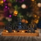 thumbnail image 5 of Base de Vela Ganfancp de Hierro y Madera Decoración de Navidad, 5 of 6