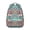 Greenish-blue-26, variant on Rustic Deer Print Student School Backpack for Student Hunting Forest Buck Head Woodland Animal Pattern Vintage Art Aesthetic Bookbag