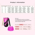 thumbnail image 7 of DPOIS Kids Girls Gymnastic Leotard with Skirt Sets Royal Blue 8, 7 of 7