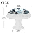 thumbnail image 4 of 4 Pcs Peace Dove Knobs for Kitchen Cabinet Cupboard Dresser Bookcase Drawer Pulls Handles Round Home Decor, 4 of 8