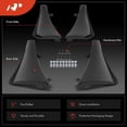 thumbnail image 3 of A-Premium Set of 4PCS Mud Flaps Splash Guards Mudflaps Compatible with Chevrolet Corvette (C8) 2020-2022 - (for Stingary Only) - with Hardware - Matte Black, Front & Rear, Replace# 84263453 84263457, 3 of 9