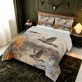 thumbnail image 2 of Manfei Watercolor Mallard Duck King Size Comforter Sets,Farmhouse Animal Comforters King Size,Light Gray Reversible,3-Piece,1 Comforter and 2 Pillowcases, 2 of 7