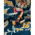 thumbnail image 4 of Unique Loom Aurelia Collection Area Rug - Hadrian (6' Square Navy Blue/Light Blue), 4 of 7