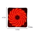 thumbnail image 3 of EIGTHTAIL120mm RGB CPU Cooling Fan PWM Hydraulic Bearing Case Fan  Silent 25dB  1200 RPM  45 CFM  Intelligent Temp Control  Blue LED Lighting, 3 of 6