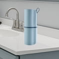 thumbnail image 1 of Household Mouthwash Mug - Plastic Brushing Cup, Travel Toothpaste Cup Set, Convenient Wash Cup for Daily Use, Blue, JKODE, 1 of 9