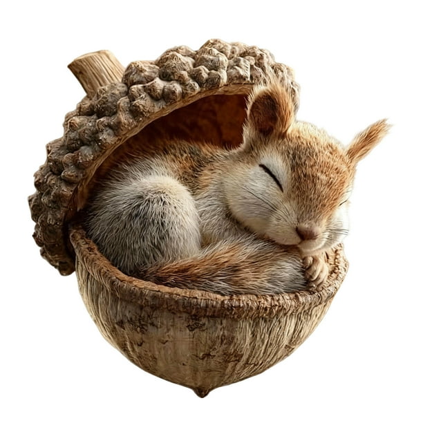 Adorno Navideño de Animales Del Bosque de 8 Cm | Colgante Navideño de Acrílico | Diseño Caprichoso de Vida Silvestre | Decoración Festiva Duradera para Árboles, Coronas y Centros de Mesa