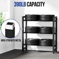 thumbnail image 3 of Niffgaff 3 Tier Dumbbell Rack Weight Rack Stand Only for Home Gym Storage Organizing Dumbbells Up to 390 lb Capacity, 3 of 9