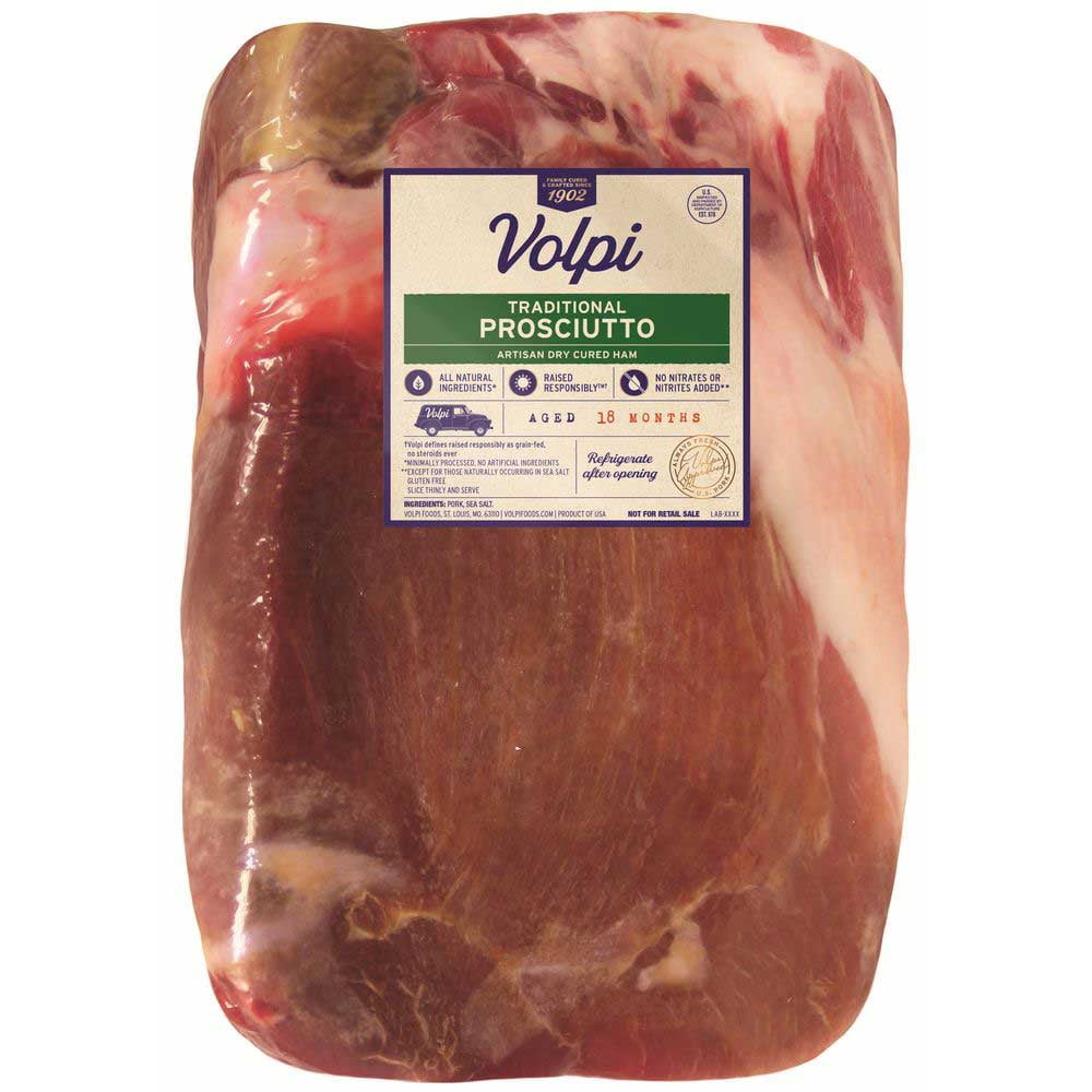 Volpi 18 Month Prosciutto, 102.72 Ounce 1 each.