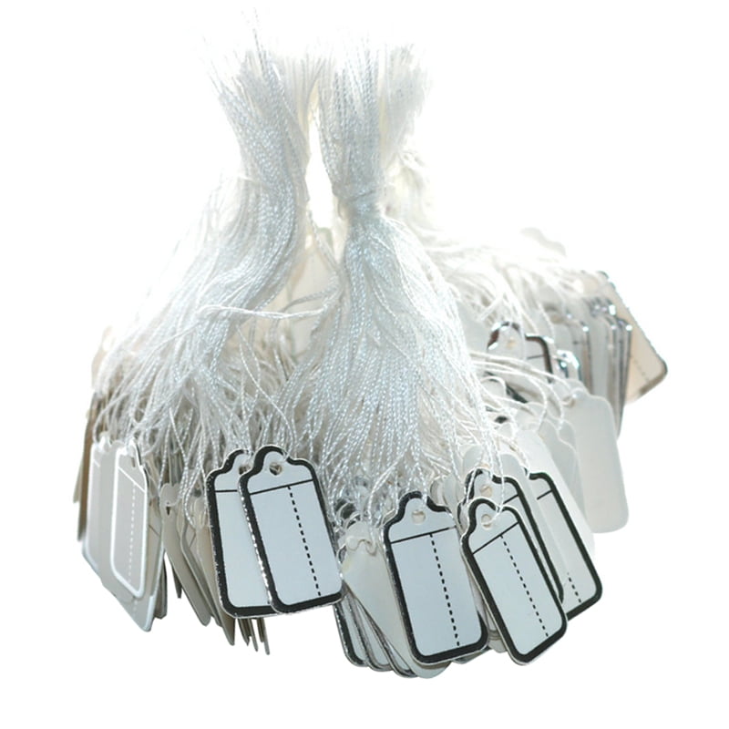 500Pcs Jewelry Price Tags Strung Marking Tag Paper Display Tag St Label