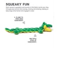 thumbnail image 3 of Outward Hound Squeaker Matz Plush Gator Dog Toy, XL, 3 of 5