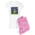 thumbnail image 1 of CafePress - Starry Night & Husky - Women's Light Pajamas, 1 of 1