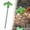 Green, variant on 1-Pack 10" Heavy Duty Screw in Tent Stakes, Threaded Tent Spikes, Drill-in Non-Rust Ground Anchor Pegs, Metal Tent Accessories for Outdoor, Camping, Garden, Hiking, Orange