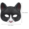 thumbnail image 3 of 1Pc Stylish Halloween Cosplay Mask Cat Face Mask Animal Cosplay Mask Photo Props, 3 of 5