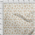 thumbnail image 3 of oneOone Velvet Orange Fabric Floral Sewing Craft Projects Fabric Prints By Yard 58 Inch Wide, 3 of 4