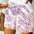 thumbnail image 2 of Pantalones Cortos de Mujer con Bolsillos Impresos de Cintura Elástica Pantalones Cortos Casuales, Ajuste Suelto Y Pantalones Cortos de Mujer Frescos para el Verano, 2 of 5