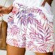 thumbnail image 2 of Pantalones Cortos de Mujer con Bolsillos Impresos de Cintura Elástica Pantalones Cortos Casuales, Ajuste Suelto Y Pantalones Cortos de Mujer Frescos para el Verano, 2 of 5