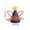 Blue, variant on Bwiyojiz Home Decoration Party Supplies Cloth Blanket Fabric Candles Pentagram Clouds Birthday Hat Adult, Gifts for Friend, Blue