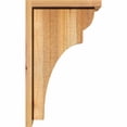 thumbnail image 3 of 8"W x 12"D x 20"H Yorktown Rough Sawn Corbel w/Backplate, Western Red Cedar, 3 of 9