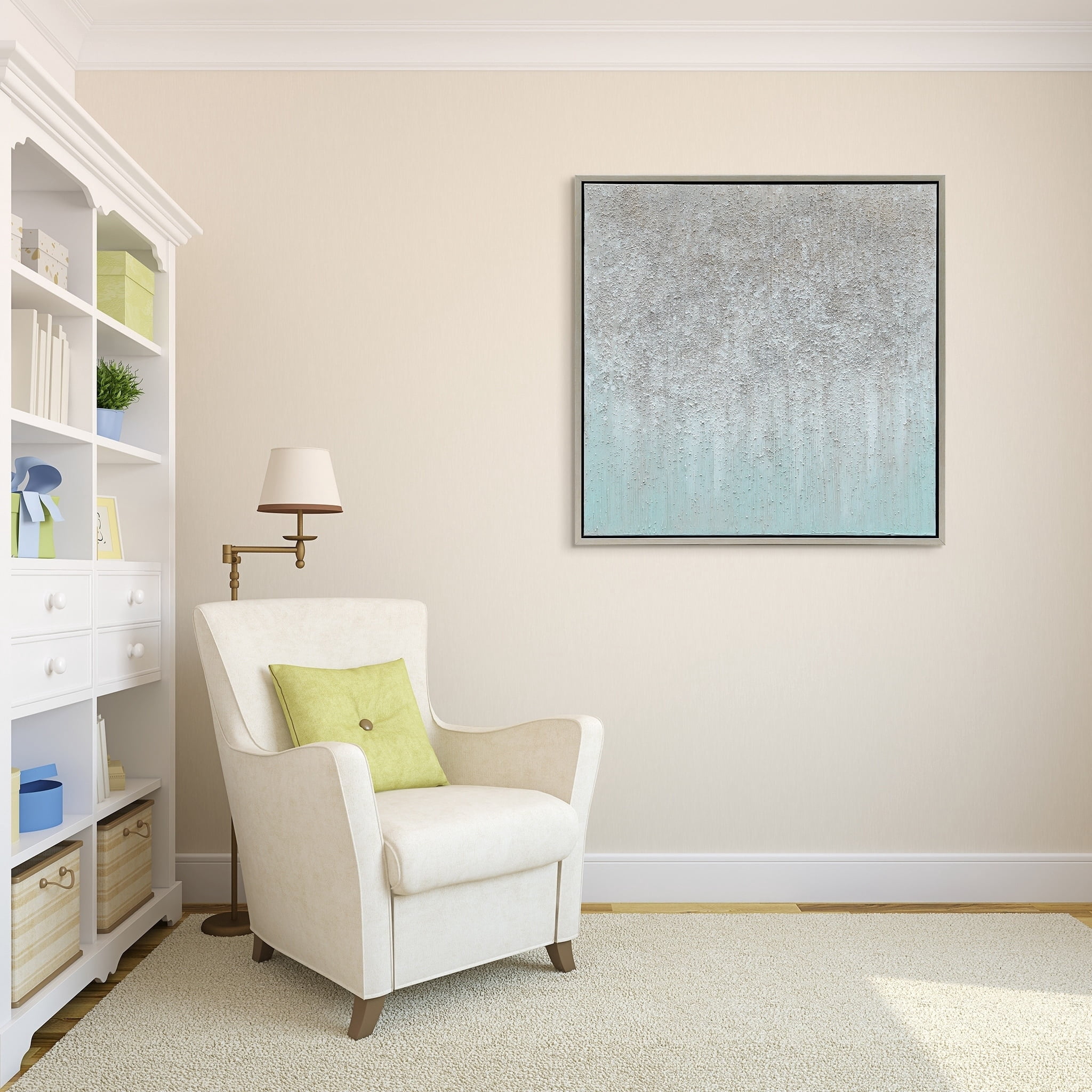 Empire Art Direct Golden Field Textured Metallic Hand Painted Wall Art, 36" x 36" x 1.5", Ready to Hang