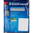 thumbnail image 2 of Hanes Boys 5-pk. Ultimate Super Soft Tagless Boxer Briefs Medium Grey/blue, 2 of 2